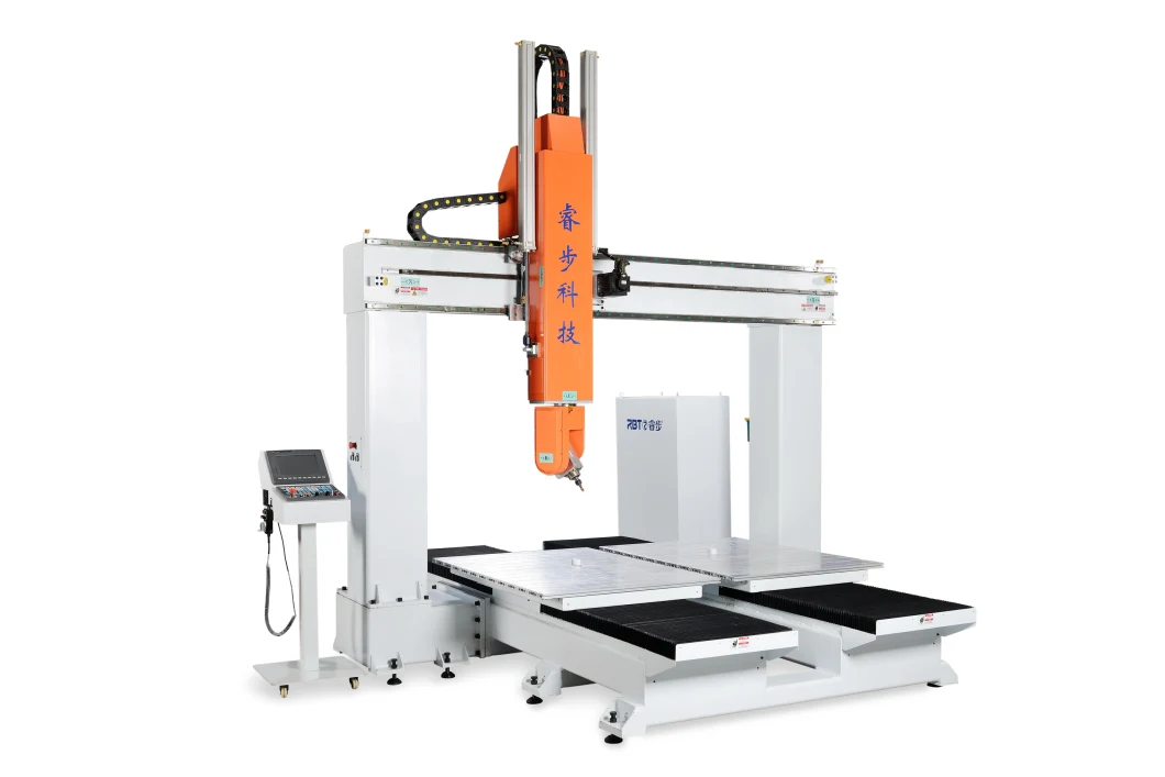 Rbt Six 6 Axis Multi Axis CNC Router for Rubber, Carbon Fiber, Glass Steel Engraving Punching Trimming and Cutting