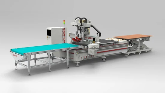 Atc Auto Loading and Unloading Nesting CNC Router Machine for Wood Furniture Production